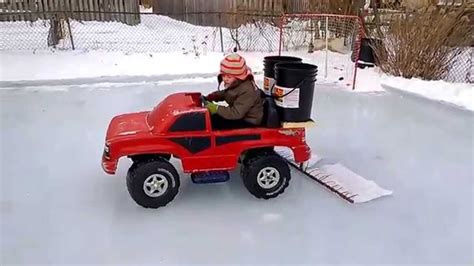 You've built a backyard rink. BEST BACK YARD ZAMBONI..EVER!! BackYard Rink in London ...