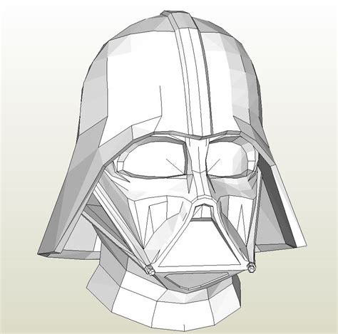 Papercraft Pdo File Template For Star Wars Darth Vader