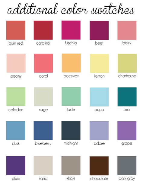 Color Swatch Extra Colour Pallete Color Palettes Basic Colors