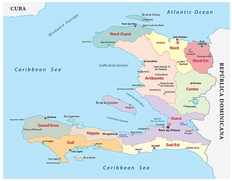 Mapas De Haití Atlas Del Mundo
