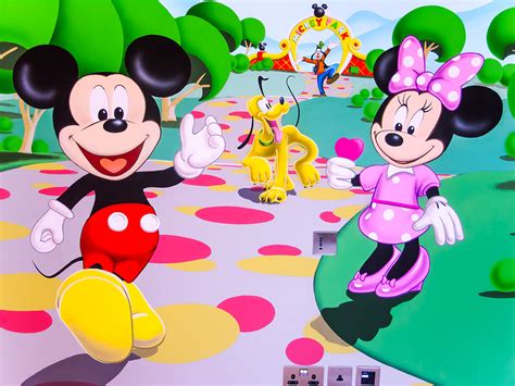 Minnie mouse room decor wonderful. Mickey Mouse Clubhouse Mural | Sacredart Murals