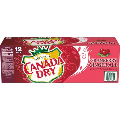 Buy Canada Dry Cranberry Ginger Ale Soda 12 Fl Oz Cans 12 Pack Online