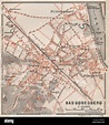BAD GODESBERG town city stadtplan. Bonn Nordrhein-Westfalen karte.SMALL ...