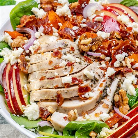 This Leftover Turkey Harvest Salad Is Perfect For Eating Clean Clean