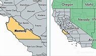 Monterey County, California / Map of Monterey County, CA / Where is ...