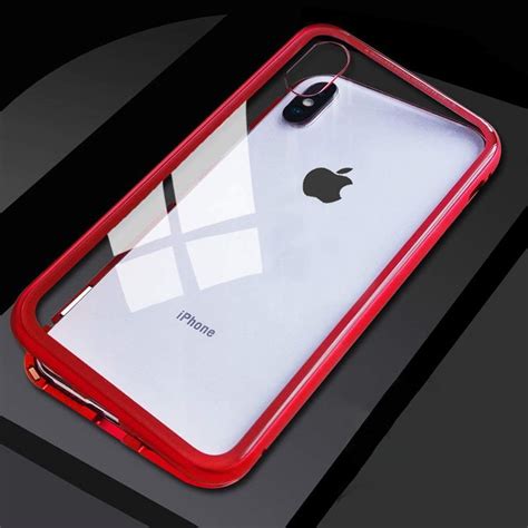 Apple Iphone Xr Magnetic Cover Case Ygs Red Original Magnetic Metal