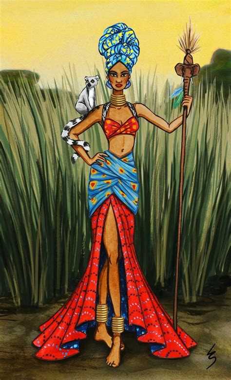 Fashion Sketches Image By Aarti Yashika Bhadana African Drawings African Art Fashion
