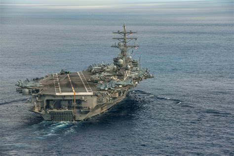The Us Navys Only Forward Deployed Aircraft Carrier Uss Ronald