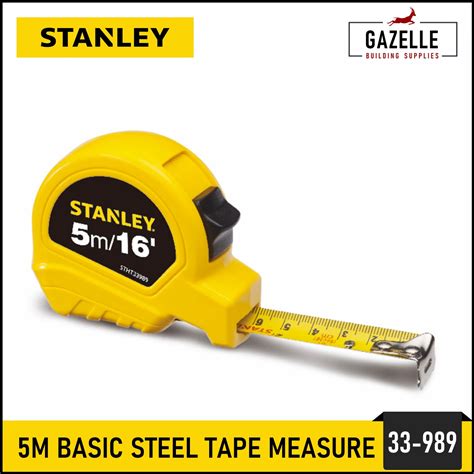 Stanley Basic Series Steel Tape Measure Yellow Blade 3m 5m 8m 30