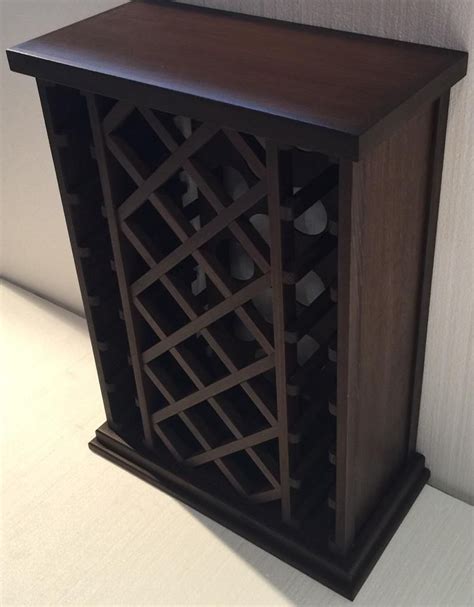 The lattice is strong and easy to work with and my cabinet turned out beautifully. 28 Bottle Lattice Cabinet Style Wine Rack Espresso in 2020 | Cabinet styles, Wine rack, Wood ...