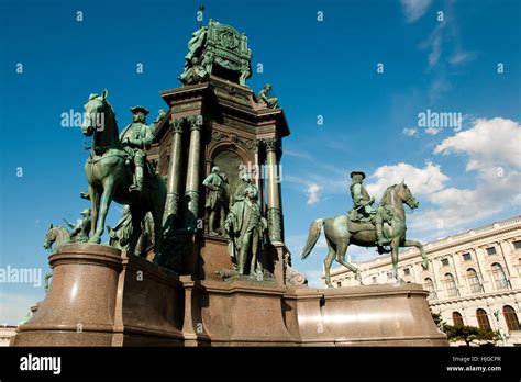 Maria Theresa Monument Vienna Austria Stock Photo Alamy