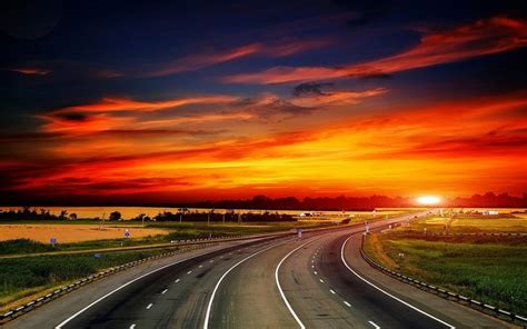 Sunset Highway Sunset Spectacular View Create Your Paradise Tideas