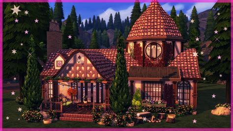 Magical Cottage 🌷🌙 The Sims 4 Speed Build Youtube