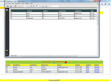 Export GridView In Excel And PDF Using Stored Procedure In ASP NET In