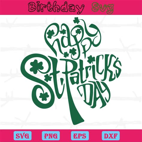 Clipart St Patricks Day Shamrocks The Best Digital Svg Designs For