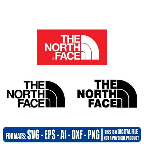 The North Face Multipurpose Svg Cut Dxf Eps Ai Cricut Silhouette Plotter Vinyl Decal