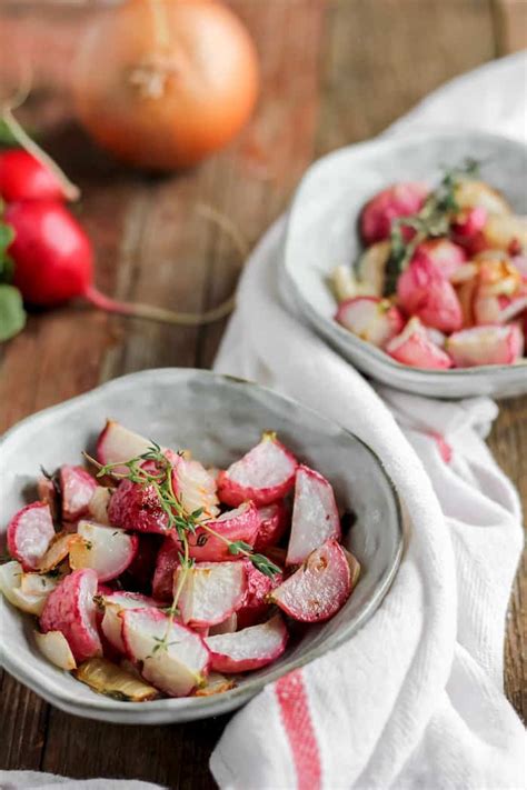 Simple Roasted Radishes Recipe The Frugal Farm Wife