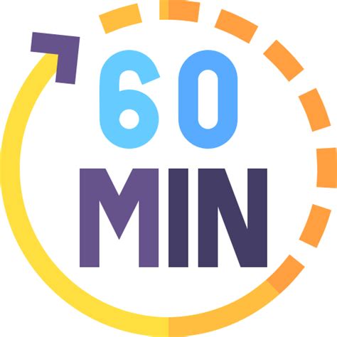 60 Minutes Free Icon