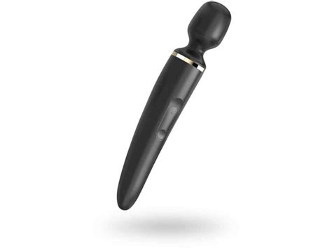 Satisfyer Vibrators MasaŽer Satisfyer Wand Er Woman Black Gold Vibratorji