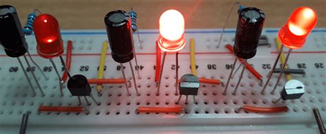 3 Led Chaser Using Bc547 Transistors Lindevs