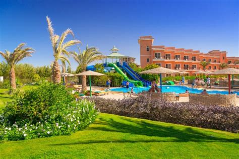 Tropical Resort Three Corners Sunny Beach In Hurghada Editorial Stock Image Image Of Relax