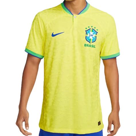 Official Nike Brazil Authentic Home Shirt 202223 Limited Stock