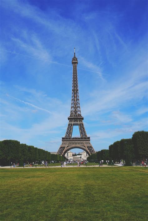 The eiffel tower is a well, towering structure made of wrought iron situated in paris, france. Free Images : architecture, sky, night, eiffel tower ...