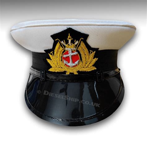 Merchant Navy Peak Cap For Officers Dieselship Uk