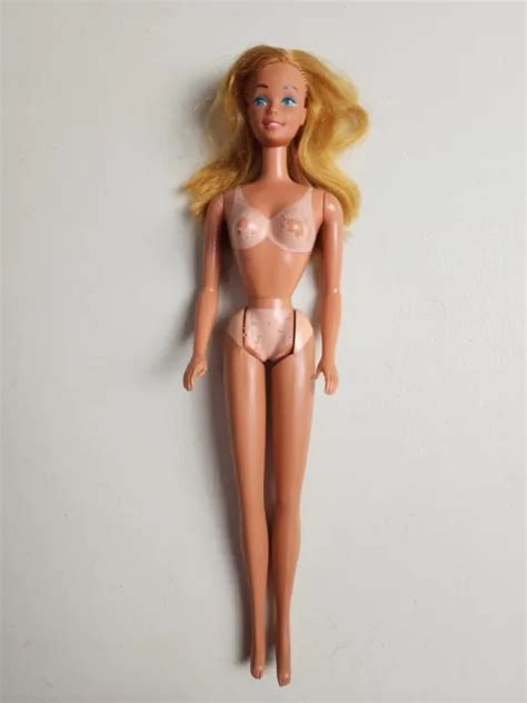 Vintage Sun Lovin Malibu Barbie Doll Blonde Nude Tawain