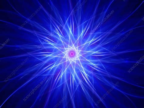 Star Abstract Fractal Illustration Stock Image F0292809 Science