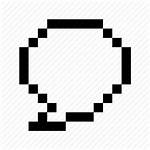 Bubble Message Icon Pixels Pixel Communication Icons