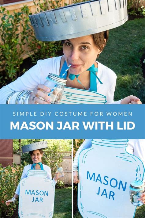 Mason Jar Halloween Costume Easy Diy Halloween Costume Idea For Women Diy Halloween Costumes