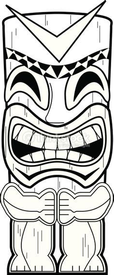 Glue the three faces one on top of the other (like in the picture above). Luau on Pinterest | Totem Poles, Luau Centerpieces and ...