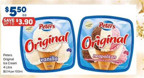 Peters Original Ice Cream Offer At Foodland Au