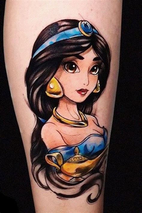 30 Amazing Jasmine Disney Princess Tattoo Designs With Meanings And Ideas Body Art Guru