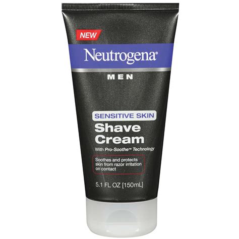 neutrogena men s shaving cream for sensitive skin 5 1 fl oz