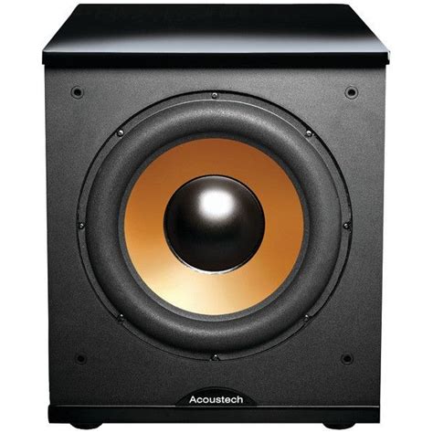 Bic America H 100ii 12 Frontfiring Powered Subwoofer With Black