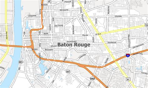 Map Of Baton Rouge And Surrounding Areas Brande Susannah