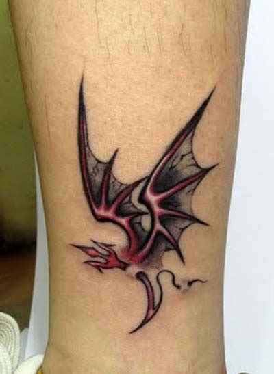 Black Think Tattoo Simple Dragon Tattoo