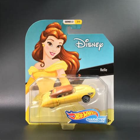 Hot Wheels Disney Character Cars Mickey Minnie Mouse Ariel Anna Elsa Captain Hook Timon Pluto