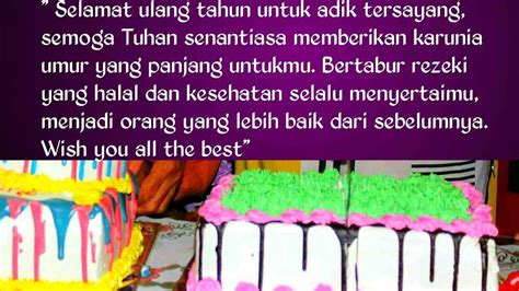 52 Kata Kata Selamat Ulang Tahun Untuk Adik Laki Laki