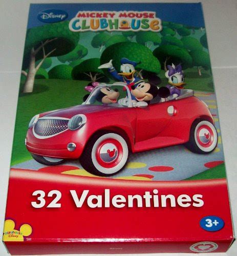 Mickey Mouse Clubhouse Valentine Cards Box Of 32 Pack Minnie Donald