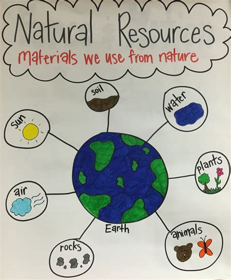 Natural Resources Natural Resources Anchor Chart Science Lessons