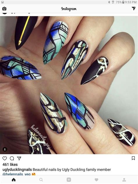 Pin On Stiletto Nail Art