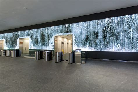 Salesforce Video Wall Digital Art Installation By Obscura