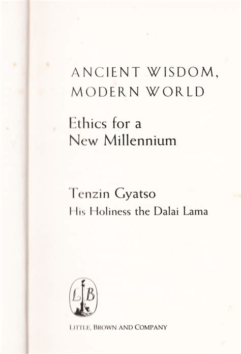 Ancient Wisdom Modern World Signed By The Author Auction 98