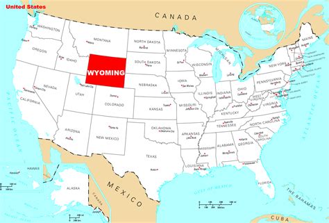 Where Is Wyoming Located Mapsofnet