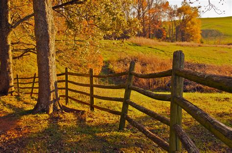 Wallpaper Autumn Fence Virginia Farm 4912x3264 1122696 Hd