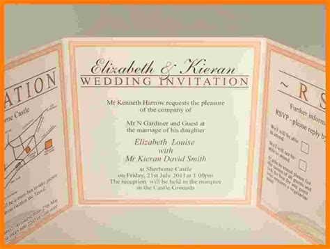 Tri Fold Wedding Invite Template Luxury 016 Template Ideas Free Tri