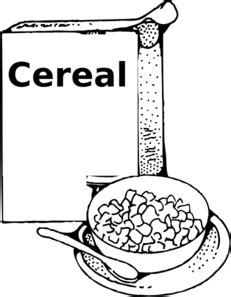 Cereal name, tagline, company name, cover image, information on the aside from the digital template in google drawing, i also created a printable pdf version if the teacher would rather his/her kids use crayons, markers. Cereal Clip Art at Clker.com - vector clip art online, royalty free & public domain